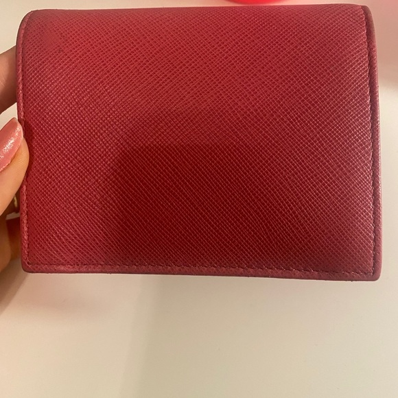 Prada wallet in pink. 100% authentic- no box - Picture 3 of 5